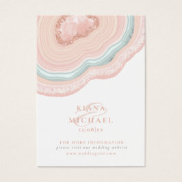 Agate Geode Glitter Website Roos Gold ID647 Visitekaartje