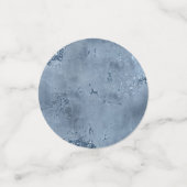 Agate Geode Glitter Wedding Dusty Blue ID647 Confetti (Kleine voorkant)