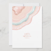 Agate Geode Glitter Wedding Roos Gold ID647 (Achterkant)