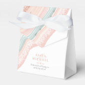 Agate Geode Glitter Wedding Roos Gold ID647 Bedankdoosjes (Voorkant Zijde)