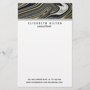 agate geode goud zilver zwart kantoorartikelen briefpapier