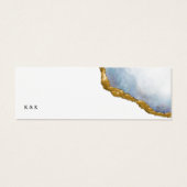 Agate Geode Parel Gouden Trouw Insert Kaart (Achterkant)