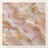 Agate glazen onderzetter (Voorkant)