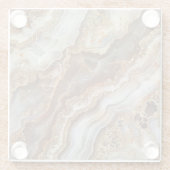 Agate glazen onderzetter (Achterkant)