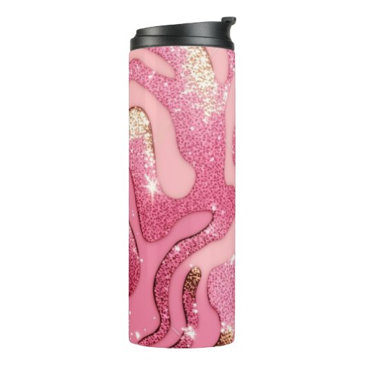 Agate Glitter Animal Tumbler 20oz Thermosbeker (Gedraaid links)