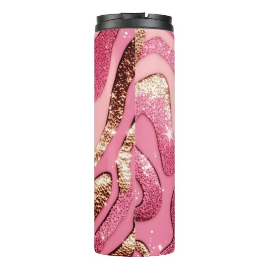 Agate Glitter Animal Tumbler 20oz Thermosbeker (Achterkant)
