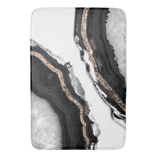 Agate Glitter Glam #2 #gem Badmat (Voorkant Verticaal)