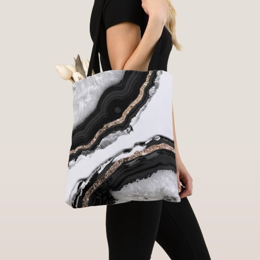 Agate Glitter Glam #2 #gem Tote Bag (Dichtbij)