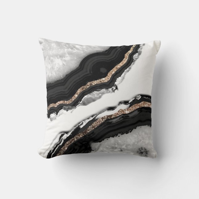 Agate Glitter Glam #2 Kussen (Voorkant)