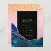 AGATE GLITTER RSVP Budget (Voorkant / Achterkant)