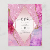 AGATE GLITTER RSVP Budget Flyer (Voorkant)