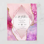 AGATE GLITTER RSVP Budget Flyer (Voorkant)
