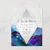 AGATE GLITTER Save The Dates Glamour BUDGET (Voorkant / Achterkant)
