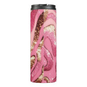 Agate Glitter Thermische Tumbler 12oz Thermosbeker (Achterkant)