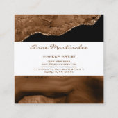 Agate Glitz Square Visitekaartje (Achterkant)