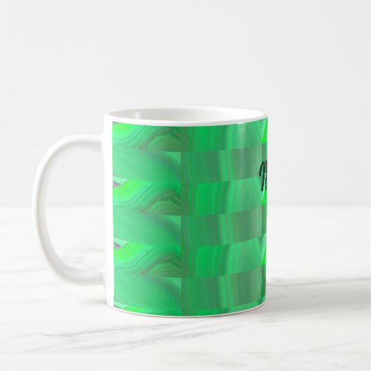 Agate Groen Koffiemok (Links)