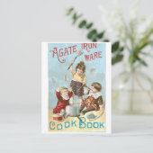 Agate Iron Ware Cookbook and Art Briefkaart (Staand voorkant)