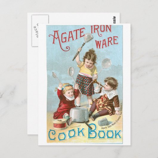 Agate Iron Ware Cookbook and Art Briefkaart (Voorkant / Achterkant)