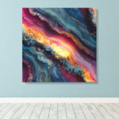 Agate Knikker Canvas Kunst (Insitu (Houten vloer))
