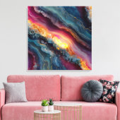 Agate Knikker Canvas Kunst (Insitu (Woonkamer))
