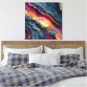 Agate Knikker Canvas Kunst (Insitu (Slaapkamer))