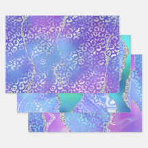 Agate Luipaardprint met Glitters en Juweeltoon