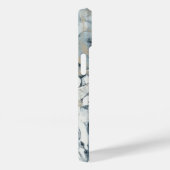 Agate Marble Geïnspireerd Luxury Texture Blue Case-Mate iPhone Case (Achterkant / Rechts)