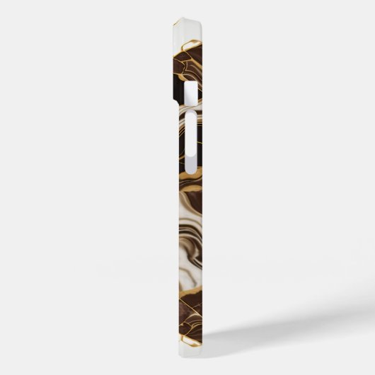 Agate Marble Geïnspireerde Luxury Textuur Case-Mate iPhone Case (Achterkant / Links)