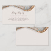 Agate Marble Stone Recipe Request Kaart Visitekaartje (Voorkant / Achterkant)