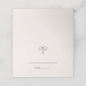 Agate Marble Stone Wedding Place Card Plaatskaartje (Buitenkant ongevouwen)