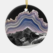 Agate Mountain Keramisch Ornament (Voorkant)