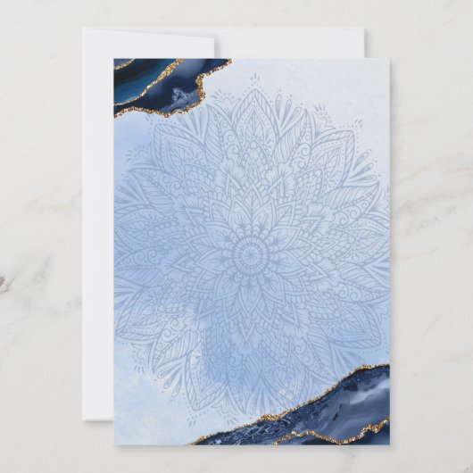 Agate Navy Sri Sukhmani Sahib Path 18e verjaardag Kaart (Achterkant)