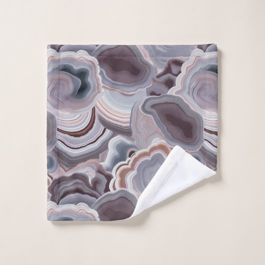 Agate neutrale Browns Stone Bad Handdoek (Wasdoekje)
