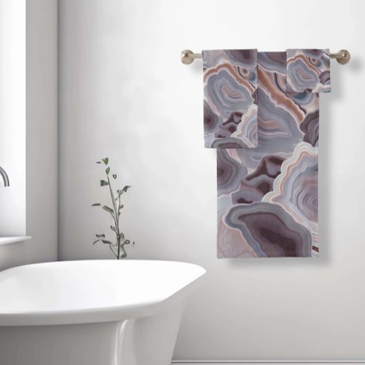 Agate neutrale Browns Stone Bad Handdoek