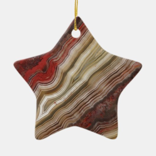 Agate Pattern Keramisch Ornament (Voorkant)