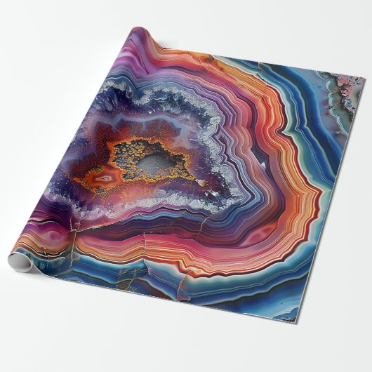 Agate plak inpakpapier (Uitgerold)