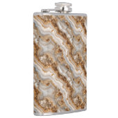 Agate Print Fles Heupfles (Rechts)
