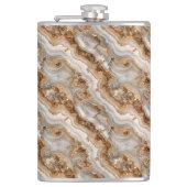 Agate Print Fles Heupfles (Voorkant)