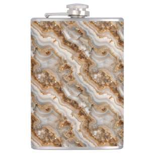 Agate Print Fles Heupfles