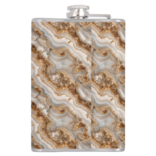 Agate Print Fles Heupfles (Achterkant)