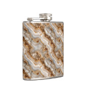 Agate Print Fles Heupfles (Rechts)