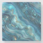 Agate Print Stenen Onderzetter (Voorkant)