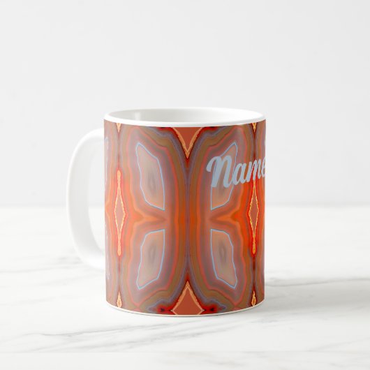 Agate Rood Koffiemok (Voorkant links)