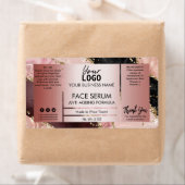 Agate Roos Gold met glitter-face-hakselserum Etiket (Insitu)