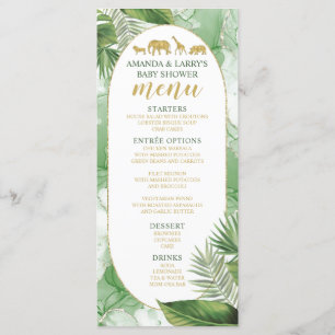 Agate Sage Groen en Goud Menu