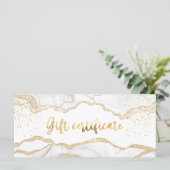 Agate Salon Store Zakelijk Cadeaubon (Staand voorkant)