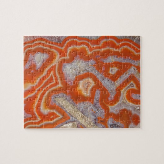 Agate steekproef legpuzzel (Horizontaal)