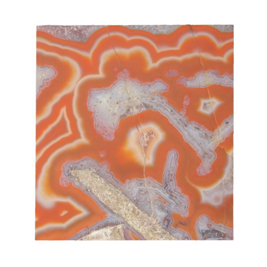 Agate steekproef notitieblok (Voorkant)