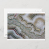 Agate Stone Abstract Briefkaart (Voorkant / Achterkant)