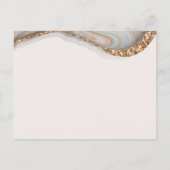 Agate Stone Marble Bride voor advies Kaart (Achterkant)